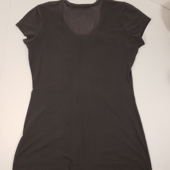 The Limited Sheer Dressy Gray Blouse Small - Picture 4 of 4